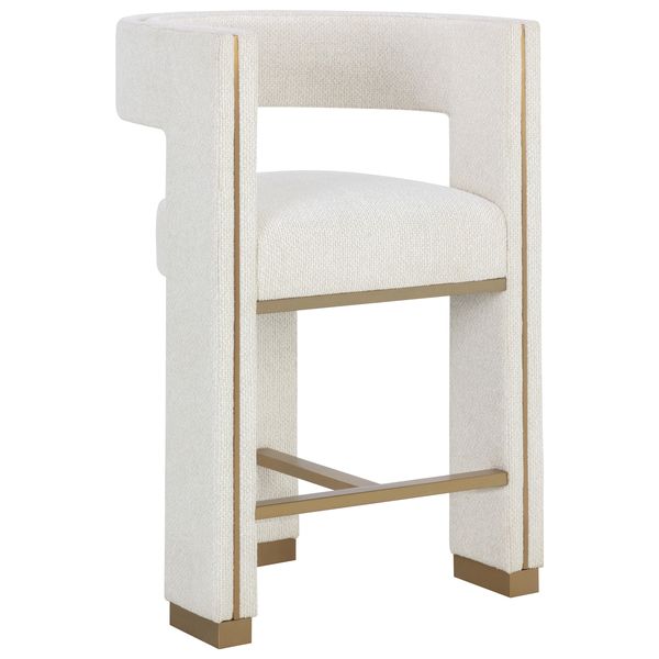 Bar & Counter Stool, Rhea Light Barley, Set of 2