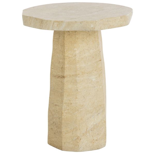 End Table,Travertine Look
