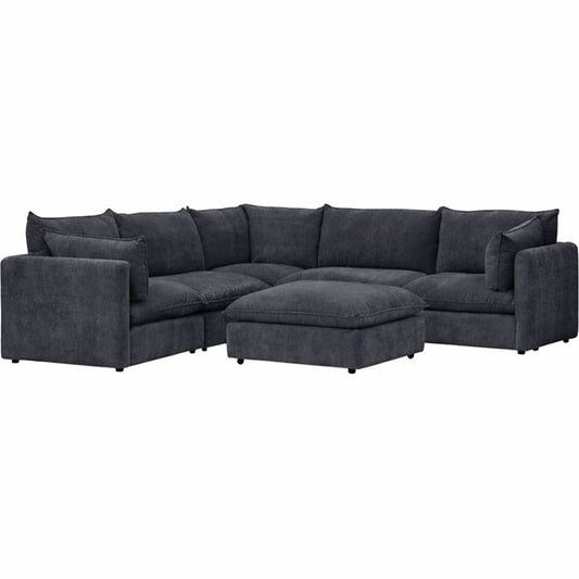 Sectional, Vickie Charcoal