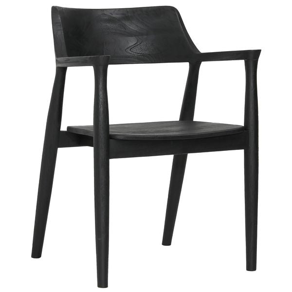 Dining Krzeslo, Black, Set of 2