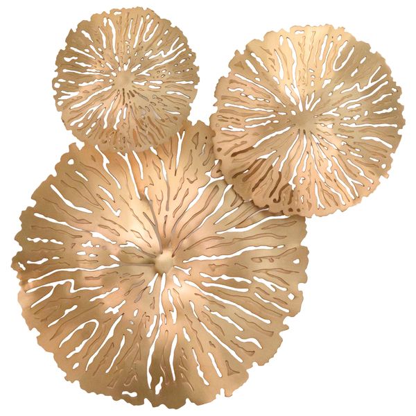Pad Clusters, Antique Brass